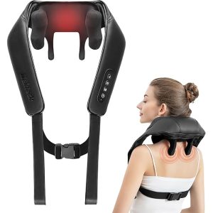 Nekteck Neck Massager, Cordless 6D Shiatsu Neck and Back Massager